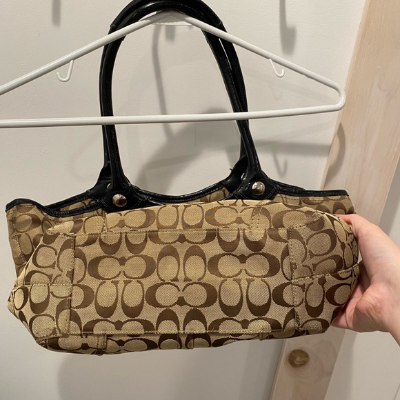 Coach Signature Bleeker Vintage Tote Shoulder Bag - Picture 7 of 9